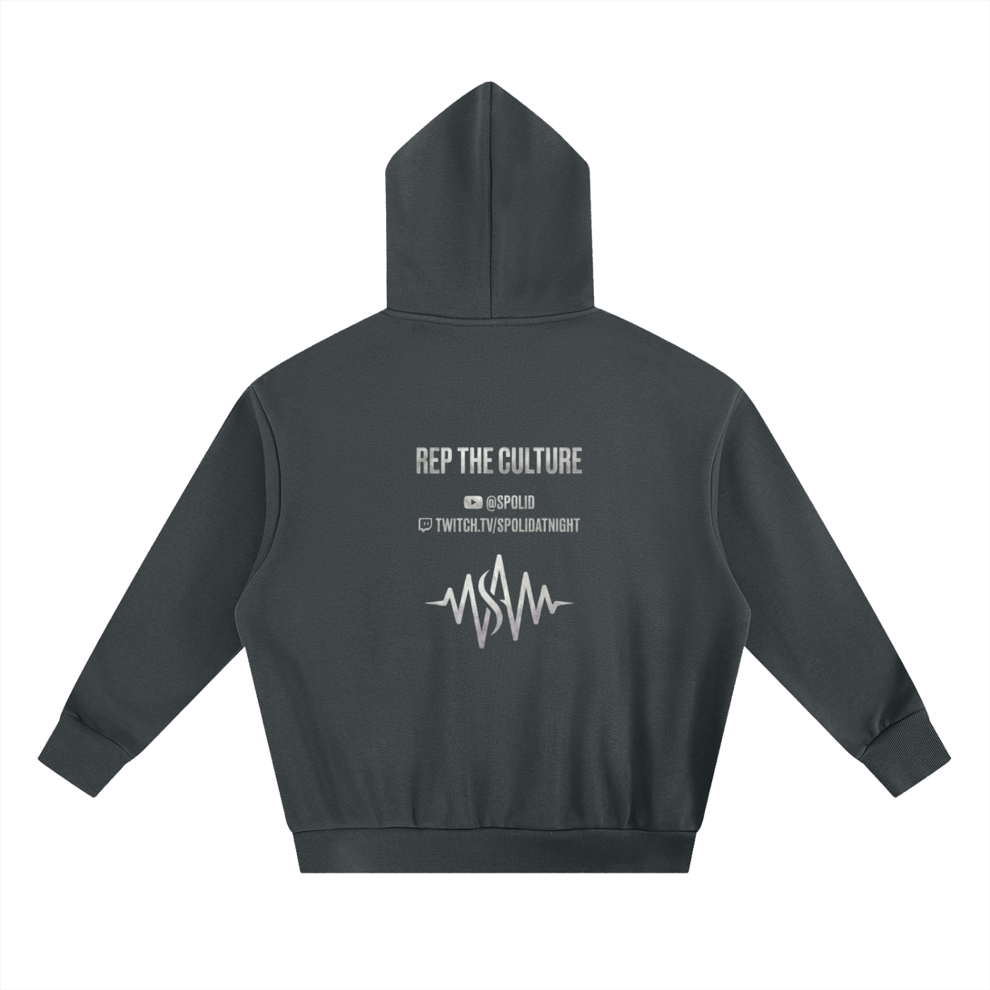 Rep The Brand tagline hoodie